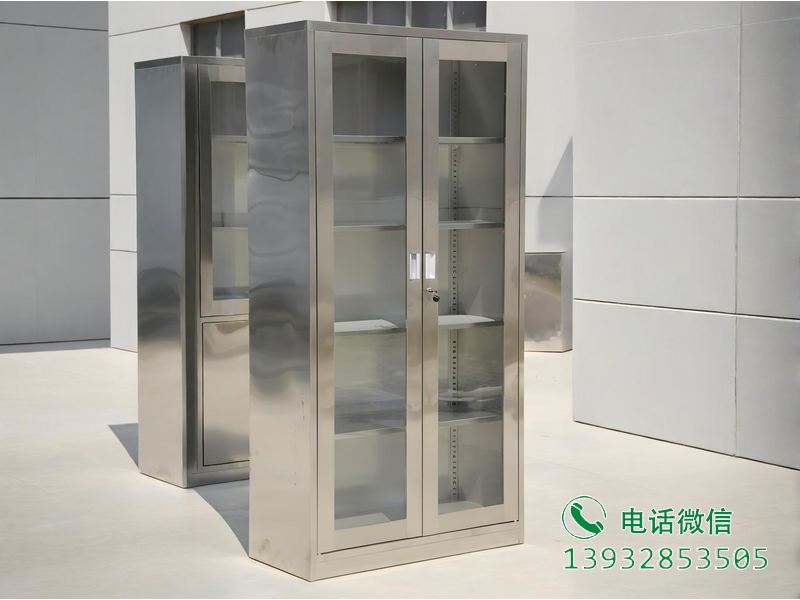 不锈钢玻璃档案柜